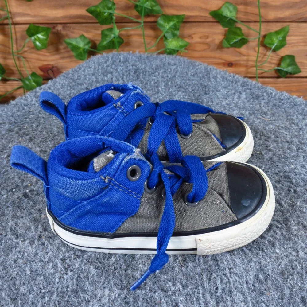 Converse Chuck Taylor‎ All Star Axel Toddler Athletic Shoe Size 4C Casual Blue